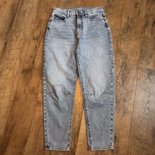 A.N.A | Light Wash Barrel Leg Denim Jeans High Rise Women’s  Sz 6  Excellent picture