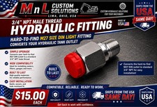 Chinese Mini X Or Skid (One)  m27 x 1.5 DIN L Female to 3/4