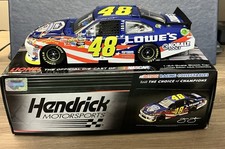2011 Jimmie Johnson Lowe's Summer Salute Chevrolet 1/24 Action Nascar Diecast picture