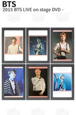 BTS Official 2015 BTS LIVE on stage DVD 2015 LIVE on stage DVD Photocard Kpop picture