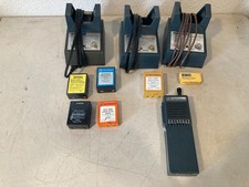 Lot of  Vintage Motorola HT220 Walkie Talkie Radio Chargers NiCad Batteries picture
