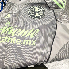 adidas Club América Soccer Jersey Gray/Green 