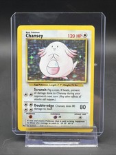 1999 CHANSEY 3/102 Holo Rare Deck Exclusive POKEMON CARD check it out very nice picture