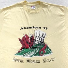 vtg 1993 ATLANTICON DIPLOMACY BOARD GAME CHAMPIONSHIP T-Shirt XL strategy war picture