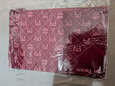 Adore Me Burgundy Lingerie Pouch picture