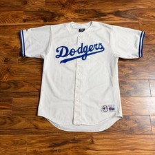 Majestic LA Dodgers Gary Sheffield 10 Baseball Jersey Mens Large White USA Made picture