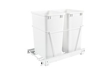 Rev-A-Shelf RV-18PB-2 S Double 35-Quart Sliding Pull Out Kitchen Cabinet Waste picture