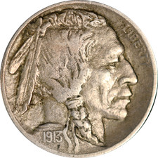 1913-D Type 2 Buffalo Nickel - Choice+ picture