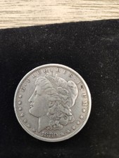 1880 $1 Morgan Silver Dollar No Mint picture