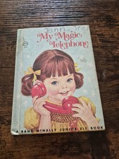 Vintage Rand McNally Junior Elf Book My Maguc Telephone Fair Condition picture