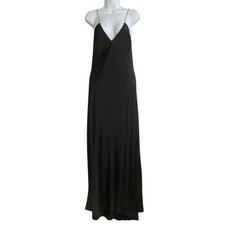NWT Zara Maxi Slip Minimalist Open Back Romantic Elegant Dress L picture