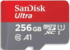 SanDisk 256GB Ultra Micro SD SDXC A1 Class 10 120MB/s 4K HD Memory Card picture