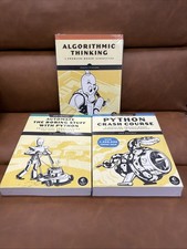 Python Crash Course, 3rd Edition + Automate The Boring Stuff And Algorithmic Thi picture