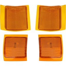 Front Left and Right Lower Side Marker Set For 1995-2000 Chevrolet Tahoe picture