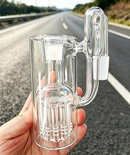 Multiple tree branches ash catcher 18MM bong 90 degrees glass recycle rig thick picture