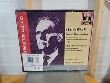 Beethoven - Piano Concertos/Choral Fantasia (3 x CD, 1990) Klemperer / Barenboim picture