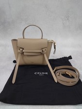 CELINE Pico Belt Bag beige 2WAY bag AUTHENTIC picture