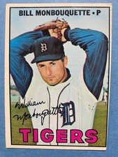 1967 Topps - Bill Monbouquette #482 Detroit Tigers Baseball Card picture