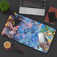 Poke'Mon Eeveelutions Collage Desk Mat | Gaming Mouse Pad picture