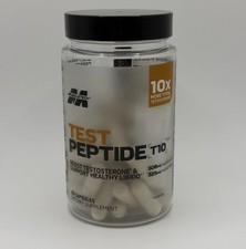 Muscletech Test Peptide T10 Dietary Supplement 56 Capsules - NEW - Exp. 2028+ picture