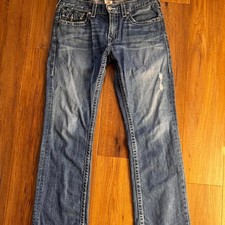 True-religion Men's Blue and Navy Jeans picture
