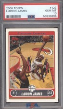 2006 Topps LeBron James #123 PSA 10 picture