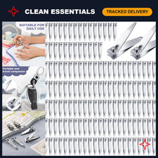 450 Pcs Stainless Steel Nail Clippers Set - Bulk Fingernail & Toenail Cutters picture