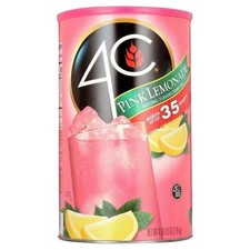 4C 35 Qt Powdered Soft Drink Mix Pink Lemonade, 72.5 oz, Single Pack Canister picture