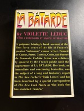 La Batarde Violette Leduc 1965 First Printing HC DJ Simone de Beauvoir picture
