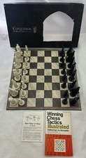 1962 Ganine Conqueror Chess Set Complete in Good Condition  picture
