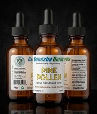 PREMIUM PINE POLLEN TINCTURE MAXIMUM STRENGTH  DUAL EXTRACT  60ml. picture