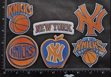 LOTBOF 6 NEW YORK KNICKS IRON ON PATCHES picture
