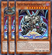 Yugioh 3x Black Skull Dragon, the Archfiend of Unity BETB-EN026 Super Rare NM picture