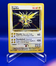 Wizards of the Coast Pokémon TCG Zapdos Base Set Holo Rare 016/102 90 HP 1999 picture
