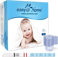 Easy@Home 100 LH Ovulation Test Strips + 100 Cups – TTC Fertility Kit picture