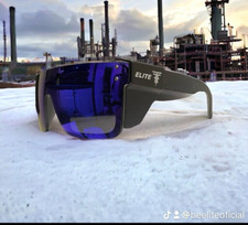 elite safety glasses ansi z87 polarized blue picture