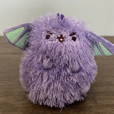 Pusheen Purple Dragon Plush Stuffed Animal Shaggy Wings Mythical Creature Toy picture