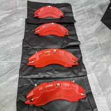 4PCS RED ALUMINUM CALIPER COVER Fit Mercedes BENZ AMG/ G/GLE/GLK/GLA/ML/CLA/C/S picture