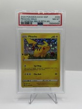 2020 Pokemon SWSH BSP Pikachu Holo 21 General Mills 25th Anniversary #039 PSA 8 picture