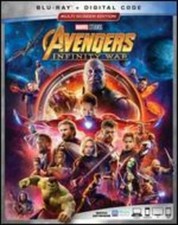 Avengers Infinity War Blu-Ray DISC WITH ARTWORK NO CASE.  picture