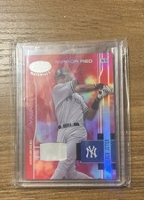 2003 Leaf Certified Materials - Derek Jeter #121 Mirror Red Materials /250 (MEM) picture