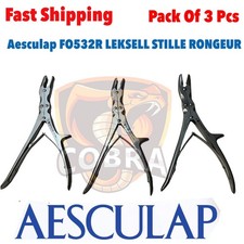 Lot of 3 pcs  Aesculap FO532R LEKSELL STILLE RONGEUR picture