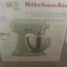 KitchenAid Deluxe Tilt-Head Stand Mixer 4.5 qt Green 10-Speed 300W picture