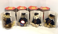 VTG 1988 Steiff Golden Age Of The Circus Cat, Crocodile, Dog & Lion NIB picture