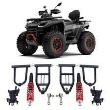 11.8in Front Shock Swing Arm & Steering Knuckle Kit for Quad Buggy ATV Go Kart picture