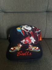 Vintage Chicago Bulls Mickey Mouse Snapback Hat Cap AJD picture