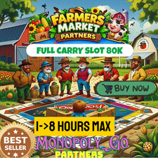 ✅Monopoly_Go💚FARMERS MARKET Partner - 1H-8H Max - Full carry Slot🔥Cheap picture