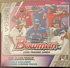 2020 BOWMAN BASEBALL w CHROME FACTORY SEALED MEGA BOX POS DOMINGUEZ WITT RC's ++ picture