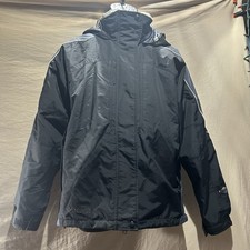 Columbia Core Interchange Jacket Women's XL Black Omni-Tech Waterproof Hooded picture