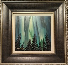 SPIRIT WOOD. by Matt Beyrer, Original Oil Painting Of Red Oak Panel picture